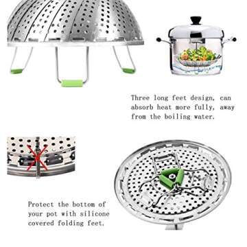 High Quality Stainless Steel Vegetable Steamer Basket