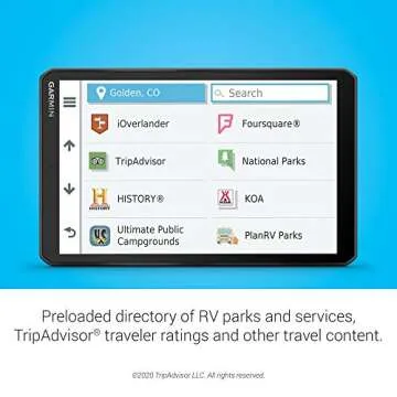 Garmin RV 890, GPS Navigator for RVs with Edge-to-Edge 8” Display, Preloaded Campgrounds, Custom Routing and More