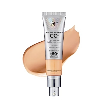 IT Cosmetics Your Skin But Better CC+ Cream, Neutral Medium - Color Correcting Cream, Full-Coverage ...
