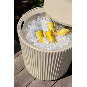 Veradek Outdoor Cooler Side Table for Parties