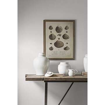 Small Round White Terracotta Cachepot