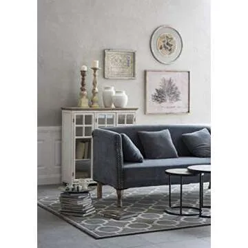 Small Round White Terracotta Cachepot