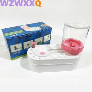 2025 Upgraded Paint Brush Cleaner Brush Rinser Water Circulation(Pre Assembled), Watercolor/Oil and Water-Based Paint Brush Cleaner Tool, Gift for Adults Artist Beginners