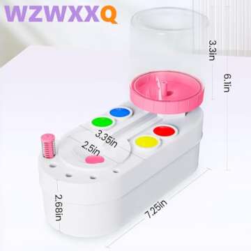 2025 Upgraded Paint Brush Cleaner Brush Rinser Water Circulation(Pre Assembled), Watercolor/Oil and Water-Based Paint Brush Cleaner Tool, Gift for Adults Artist Beginners