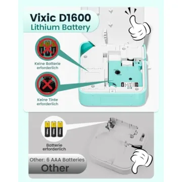 Vixic D1600 Bluetooth Label Maker - Organize with Ease