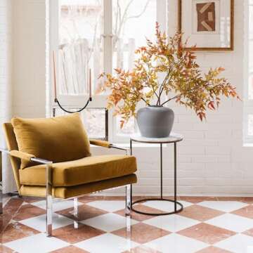 Artificial Nandina Leaf Branch - Realistic Home Decor