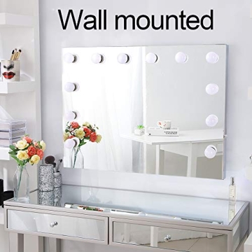 Chende 31.5" Large Lighted Makeup Mirror with Outlet