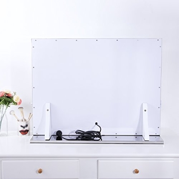 Chende 31.5" Large Lighted Makeup Mirror with Outlet
