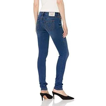 True Religion Women's Stella Low Rise Skinny Fit Jean, Dreamcatcher, 27