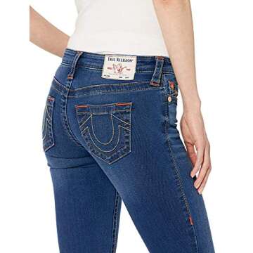 True Religion Women's Stella Low Rise Skinny Fit Jean, Dreamcatcher, 27
