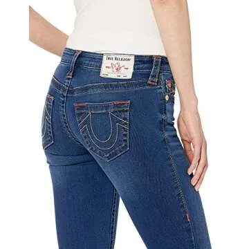 True Religion Women's Stella Low Rise Skinny Fit Jean, Dreamcatcher, 27