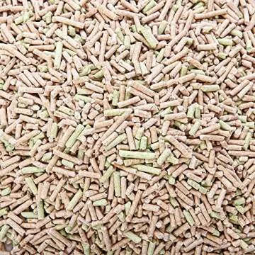 Rufus & Coco Wee Kitty Eco Plant Tofu Cat Litter | Natural Flushable Clumping Cat Litter | Low Tracking Biodegradable Soy Pellets | Super Absorbent Soy Bean Fibres 8.8 lbs