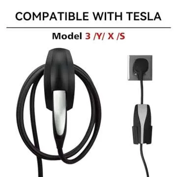 SEVEN SPARTA Tesla Charging Cable Holder with Bracket