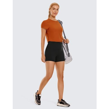 CRZ Yoga Butterluxe Biker Shorts for Active Women