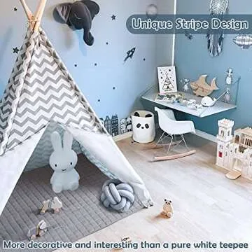 Tiny Land Kids Teepee Tent – Perfect Playhouse for Kids