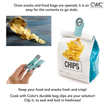 Cook with Color Bag Clips – Food Storage Made Fun and Easy