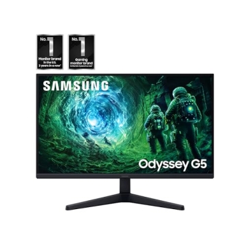 SAMSUNG 27” Odyssey G5 G53F QHD Gaming Monitor 200Hz Refresh Rate AMD FreeSync
