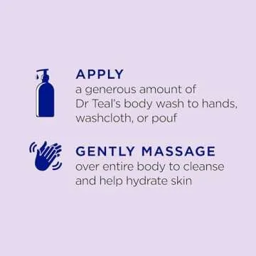 Dr Teal's Lavender Body Wash 24oz for Soothing Skin