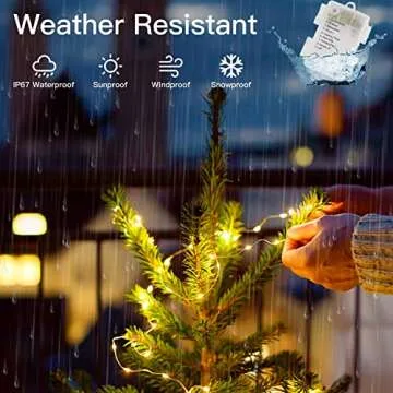 Homemory 200 LED Copper Fairy Lights with Remote Control