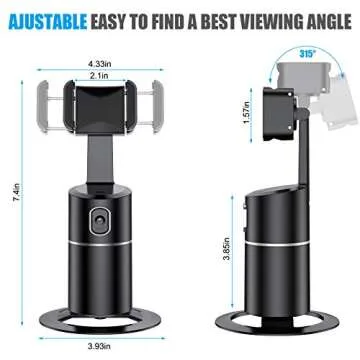 Auto Face Tracking Phone Holder for Easy Content Creation
