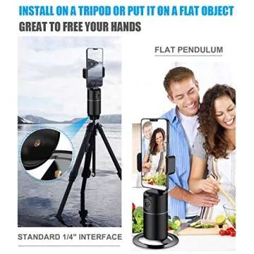 Auto Face Tracking Phone Holder for Easy Content Creation