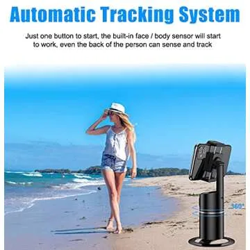 Auto Face Tracking Phone Holder for Easy Content Creation