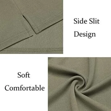 COOFANDY Men's Beach Shirts Linen Shirts Business Casual Shirts Green Dress Shirt