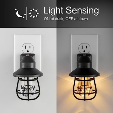 Charming GE Vintage LED Night Light for Cozy Ambiance