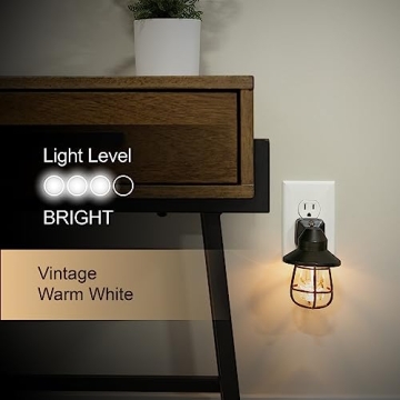Charming GE Vintage LED Night Light for Cozy Ambiance