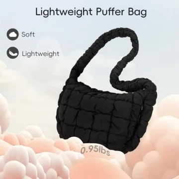 CLUCI Stylish Large Puffer Tote for Women Perfect Gift