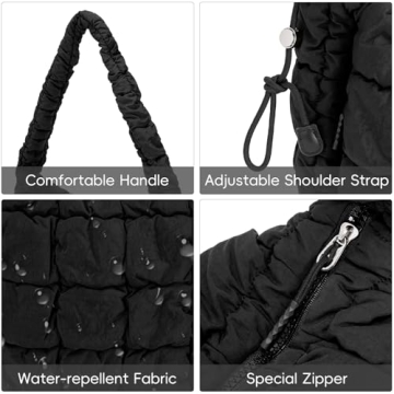 CLUCI Stylish Large Puffer Tote for Women Perfect Gift