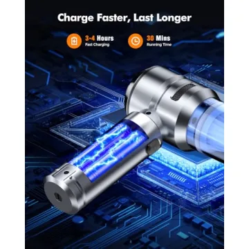 VNOST Car Vacuum 24000PA with Type-C for Home & Car