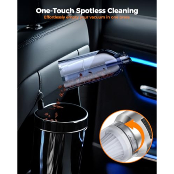 VNOST Car Vacuum 24000PA with Type-C for Home & Car