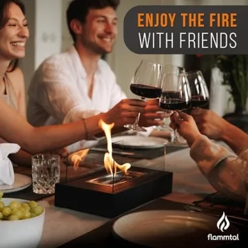 Flammtal Tabletop Fire Pit - Perfect S'mores Maker