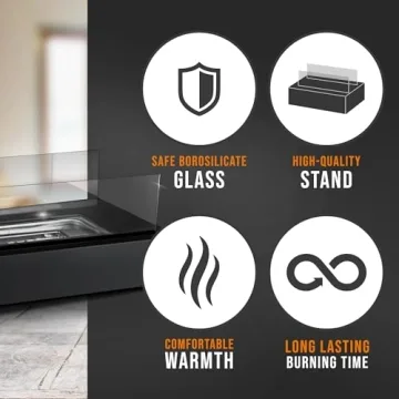 Flammtal Tabletop Fire Pit - Perfect S'mores Maker