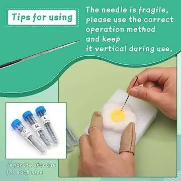 Mayboos Needle Felting Kit, Wool Roving 20 Colors Set, Wool Felting Kit Felt Molds with Portable Storage Box for DIY Craft Home Decoration (Green Bag)