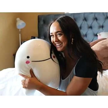 Snuggaboos Spooky The Ghost - Extra Large 16 Inch Plush Pal, Ultra-Soft & Cuddly Ghost Pillow: Perfect Halloween Plushie Gift for Kids, Adults and Baby - Collectible Squish Pillow Stuffed Animal