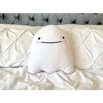 Snuggaboos Spooky The Ghost - Extra Large 16 Inch Plush Pal, Ultra-Soft & Cuddly Ghost Pillow: Perfect Halloween Plushie Gift for Kids, Adults and Baby - Collectible Squish Pillow Stuffed Animal