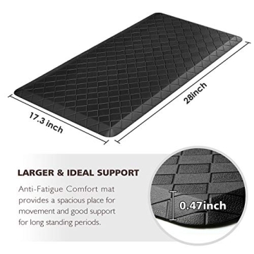 HappyTrends Ergonomic Anti-Fatigue Floor Mat 17.3x28