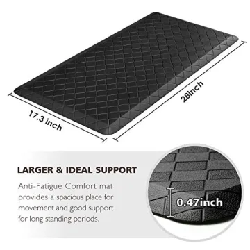 HappyTrends Ergonomic Anti-Fatigue Floor Mat 17.3x28