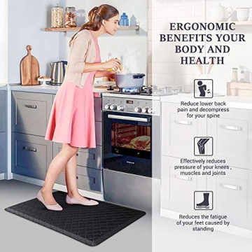 HappyTrends Ergonomic Anti-Fatigue Floor Mat 17.3x28