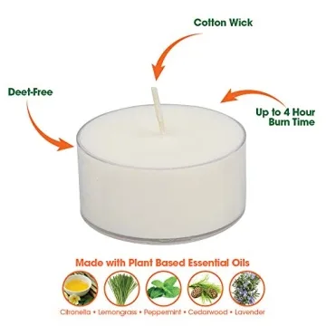 Mosquito Guard Candles - Natural Citronella Indoor & Outdoor