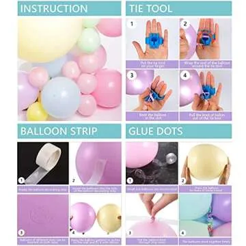 Pastel Balloons Garland Arch Kit 143pcs Macaron Rainbow Balloons Birthday Party Background Decoration Girl Baby Shower Donuts Ice Cream Party Supplies Pink Blue Green Balloons