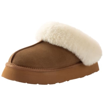 LazyStep Women's Moody Fuzzy Platform House Slippers - Fashion Meets Comfort