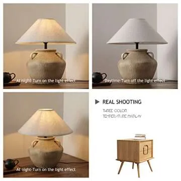 Rustic Southwestern Table Lamp for Living Room Bedroom