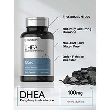 Horbäach DHEA 100mg Capsules for Wellness Support