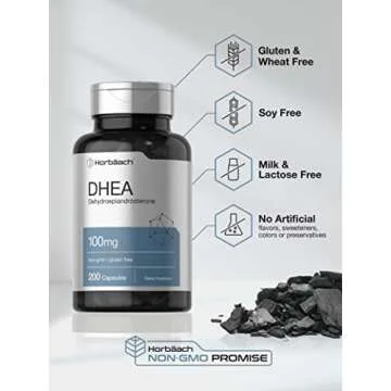 Horbäach DHEA 100mg Capsules for Wellness Support