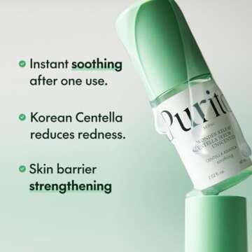 PURITO Centella Unscented Serum, Korean Centella, for All Skin Types, Ampoule, Soothing, Calming, Facial Serum for face, Vegan & Cruelty-Free, Korean Skin Care, 60ml 2fl.oz