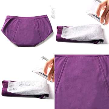 OLIKEME Leakproof Menstrual Underwear for Teens and Women