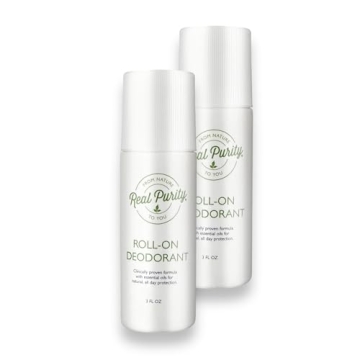 Real Purity Roll-On Deodorant 2 Pack - Gentle and Effective